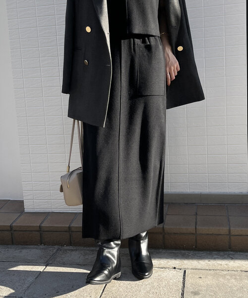 「DouDou」 セットアップ FREE チャコールグレー レディース_画像8