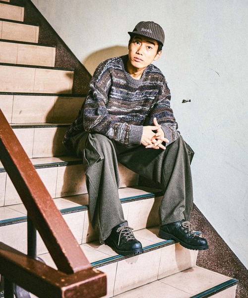 「niko and...」 長袖ニット LARGE ブラック レディース_画像8