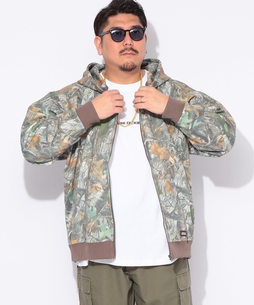 Dickiesリアルツリー アクティブ ジップアップ パーカー カモフラ 短丈 Dickies（ディッキーズ） パーカー メンズ : ZOZOTOWN Yahoo!店 - 通販