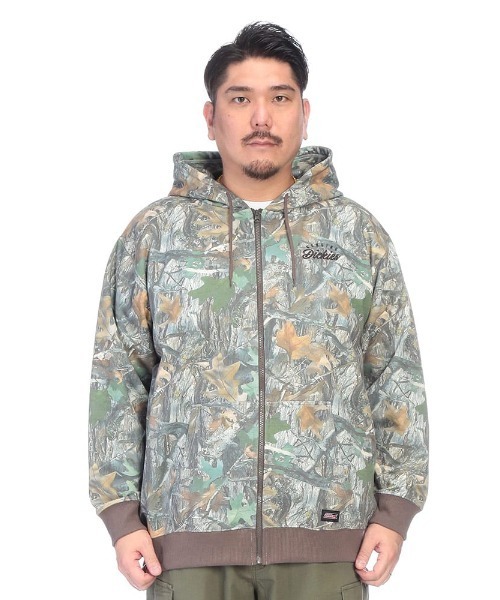 Dickiesリアルツリー アクティブ ジップアップ パーカー カモフラ 短丈 Dickies（ディッキーズ） パーカー メンズ : ZOZOTOWN Yahoo!店 - 通販