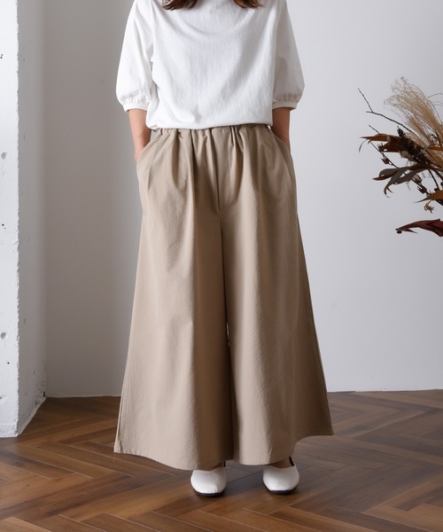 「folka」 イージーパンツ FREE ベージュ レディース_画像3