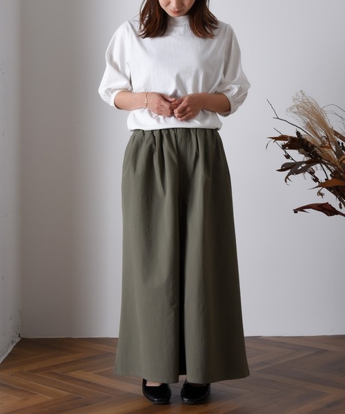 「folka」 イージーパンツ FREE ベージュ レディース_画像5