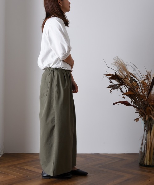 「folka」 イージーパンツ FREE ベージュ レディース_画像6