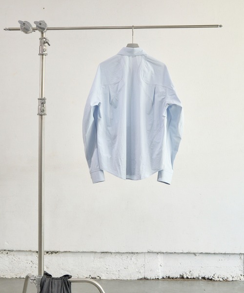 NVRFRGT（ネヴァーフォーゲット） シャツ PANELLED LONG SLEEVE SHIRT