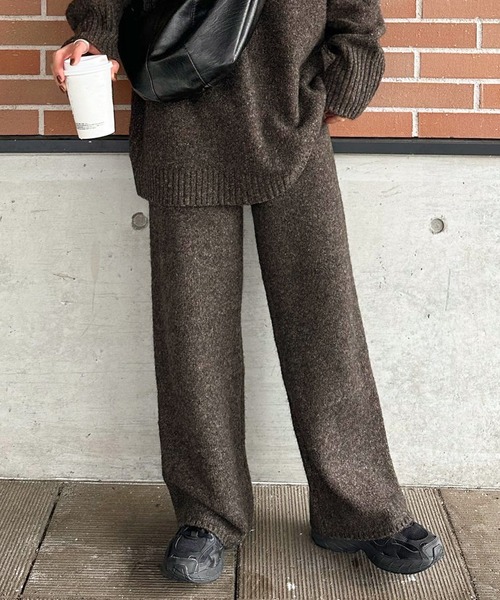 「select MOCA」 イージーパンツ FREE ベージュ レディース_画像2