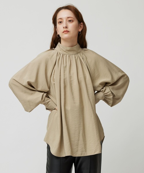 「BABYLONE」 長袖ブラウス フリー サンドベージュ レディース_画像3