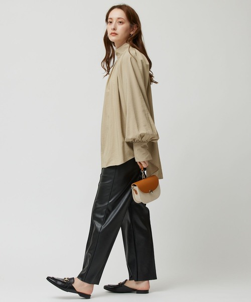 「BABYLONE」 長袖ブラウス フリー サンドベージュ レディース_画像4