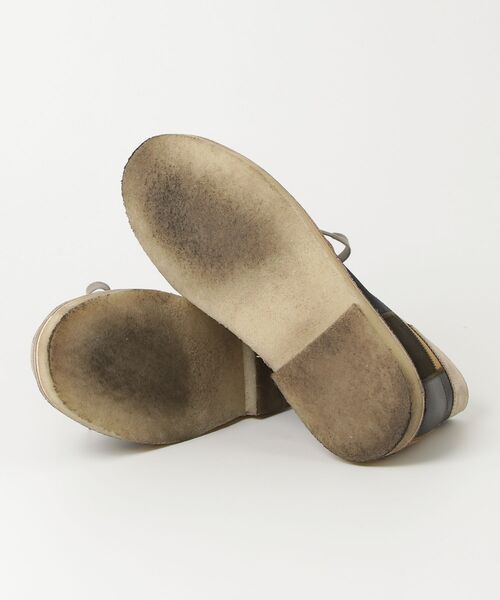 「Clarks」 ハイカットスニーカー 7h ベージュ メンズの画像