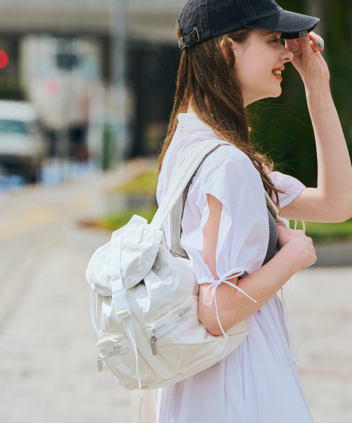 「LeSportsac」 リュック FREE ホワイト レディースの画像