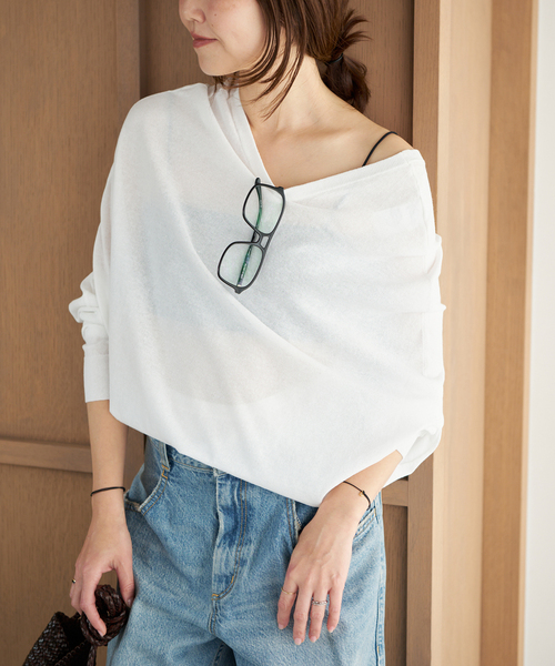 ⭐️Plage⭐️プラージュ 羽織りニットカーディガン ミディアム丈 plage（プラージュ） カーディガン multi way カーディガン レディース