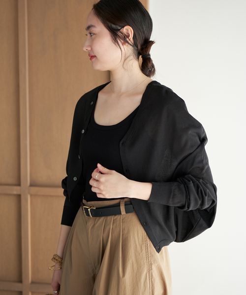 ⭐️Plage⭐️プラージュ 羽織りニットカーディガン ミディアム丈 plage（プラージュ） カーディガン multi way カーディガン レディース