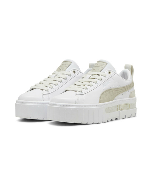 「PUMA」 ローカットスニーカー 23.5cm ホワイト系その他 レディース_画像4