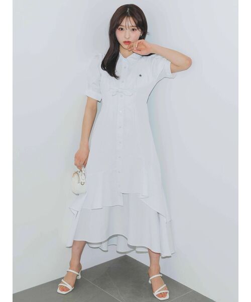 dazzlin 【POLOBCSコラボ】レイヤードポロワンピース 量産 春夏 M POLOBCSコラボ】レイヤードポロワンピース（ワンピース）｜POLO BCS