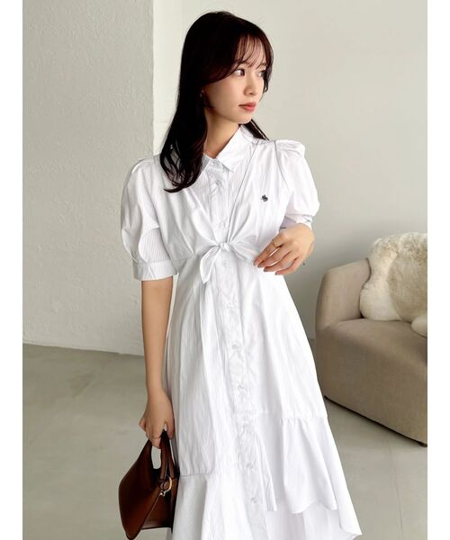 dazzlin 【POLOBCSコラボ】レイヤードポロワンピース 量産 春夏 M POLOBCSコラボ】レイヤードポロワンピース（ワンピース）｜POLO BCS