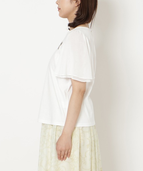 Rose Tiara（ローズティアラ） tシャツ 「接触冷感/綿100%」リボン