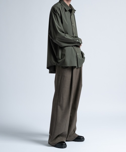 「Casper John」 長袖シャツ X-SMALL ライトブルー メンズ_画像9