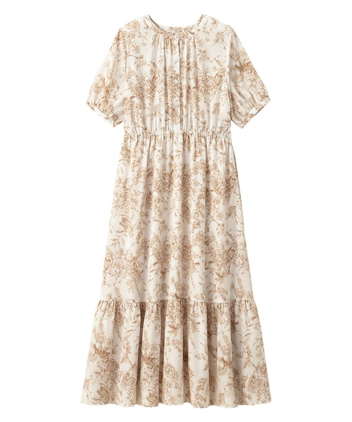 「alotta」 半袖ワンピース MEDIUM グレー レディース_画像5