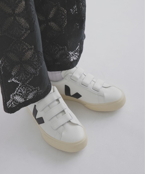 スニーカー veja　RECIFE WHITE BLACK レディース
