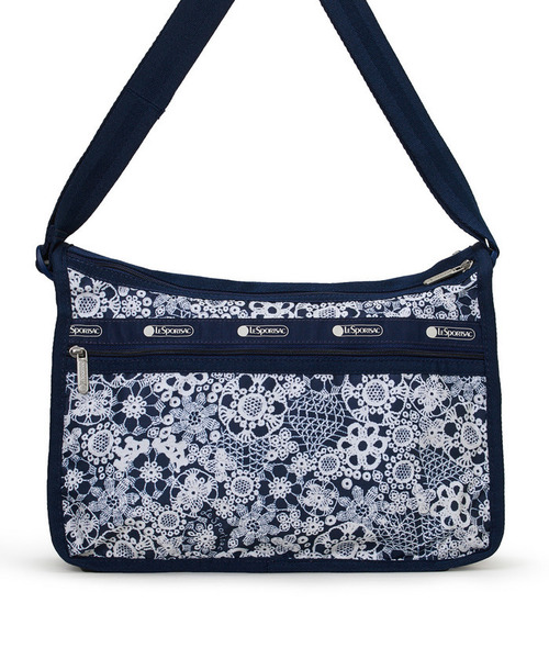 ショルダーバッグ バッグ DELUXE EVERYDAY BAG フローラルレースネイビー レディースの画像