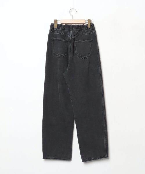 「GLOBAL WORK」 デニムパンツ S ブラック レディース_画像2