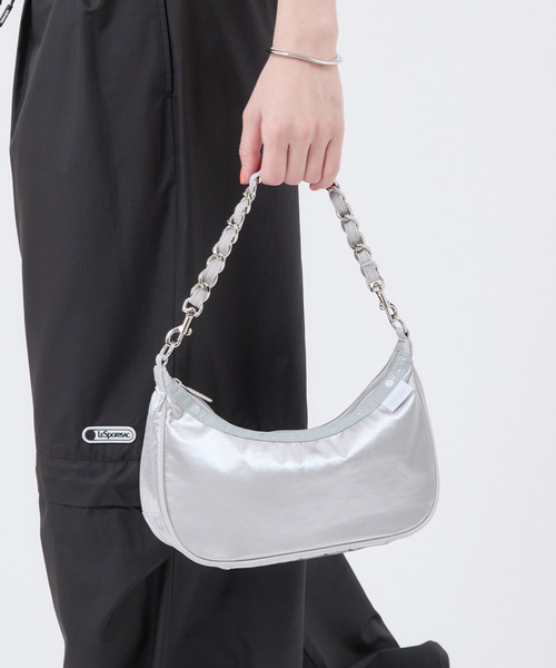 ショルダーバッグ バッグ CHAIN SMALL CONV HOBO シルバーシャインスナイデル レディースの画像
