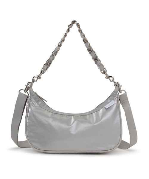 ショルダーバッグ バッグ CHAIN SMALL CONV HOBO シルバーシャインスナイデル レディースの画像