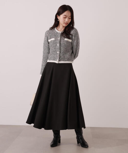 「PROPORTION BODY DRESSING」 フレアスカート SMALL オフホワイト レディース_画像8