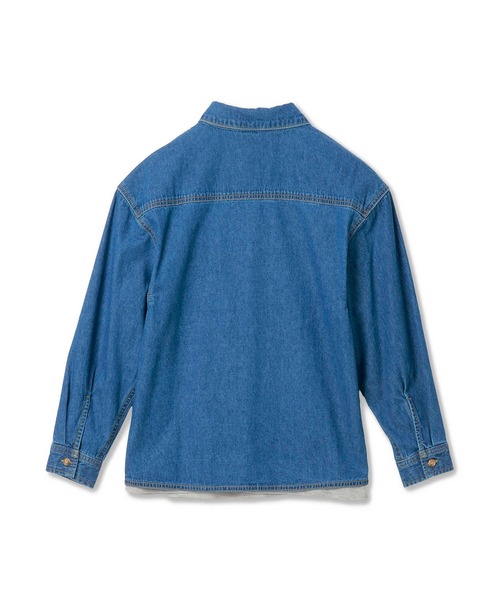 「MPS」 「KIDS」長袖シャツ 150 ライトインディゴブルー キッズ_画像7