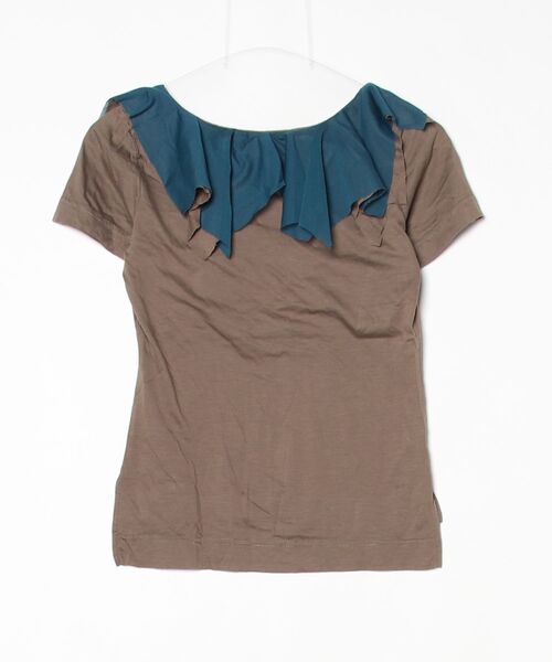希少 美品 Vivienne Westwood RED LABEL フリル Vivienne Westwood red label 「Vivienne label」 フリル半袖