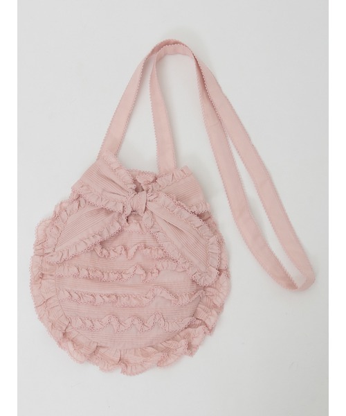 PINK HOUSE フリルリボン ポシェット PINK HOUSE（ピンクハウス） ショルダーバッグ バッグ ローンフリル