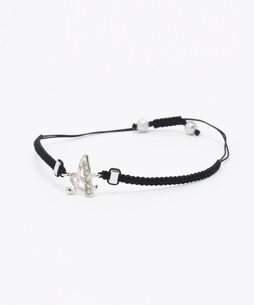 RANDOM（ランダム） ブレスレット 「 」 SWAROVSKI INITIAL CORD 