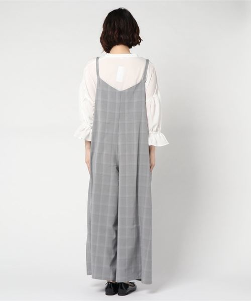 サロペット オーバーオール 【２点セット】通勤にも使える！ブラウス×２ＷＡＹサロペットセット | GeeRA | 07