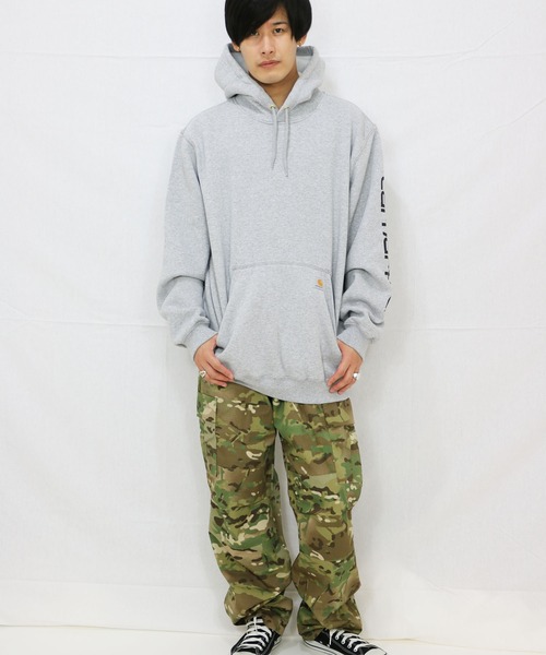 パーカー 「Carhartt」SLEEVE LOGO HOODED レディース メンズ Carhartt パーカー carhartt／SLEEVE LOGO HOODED メンズ