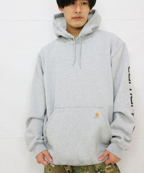 パーカー 「Carhartt」SLEEVE LOGO HOODED レディース メンズ Carhartt パーカー carhartt／SLEEVE LOGO HOODED メンズ