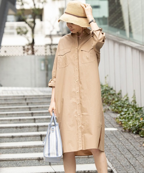 ワンピース シャツワンピース タイプライターlcロングシャツワンピース Zozotown Yahoo 店 通販 Yahoo ショッピング