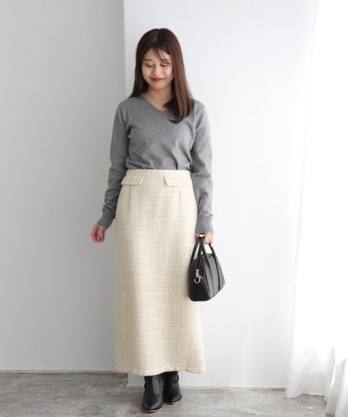 ジップカシミヤタッチ黒ニットフード0 ジップカシミヤタッチ黒ニットフード0