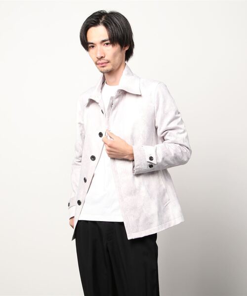 34 割引m メンズ Mサイズ相当 L メンズ Lサイズ相当 Ll メンズ Xlサイズ相当 オフホワイト ブラック ダークパープル 限定価格セール ジャケット テーラードジャケット Tornado Mart ｔ ｃスエード返し衿ジャケット ジャケット メンズファッション