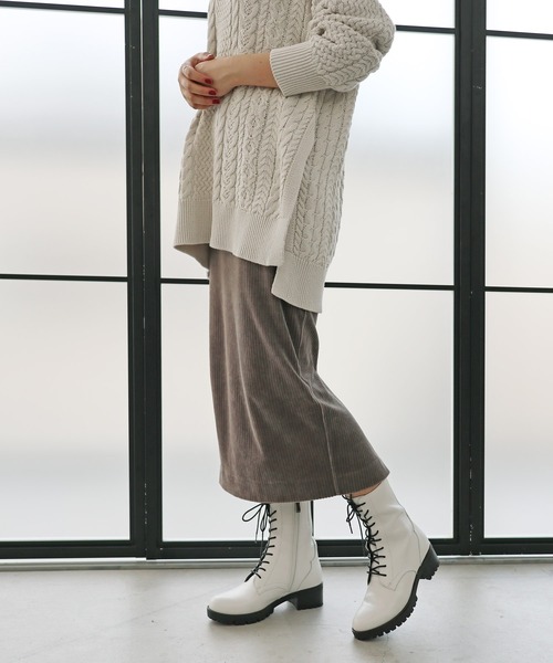 MODE KAORI（モードカオリ） ブーツ レースアップブーツ/21447