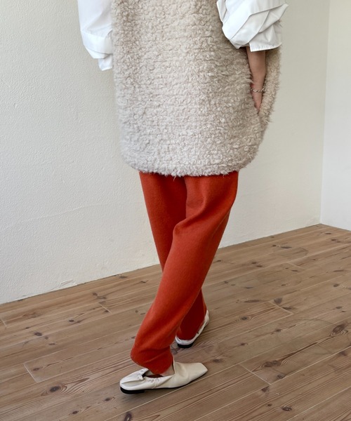 wee9s（ウィークス） ローファー square toe flat shoes / スクエア