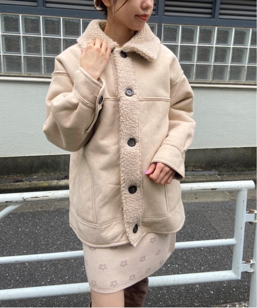 ができます コート Paypayモール店 通販 Paypayモール ムートンコート リバーシブルムートンショート