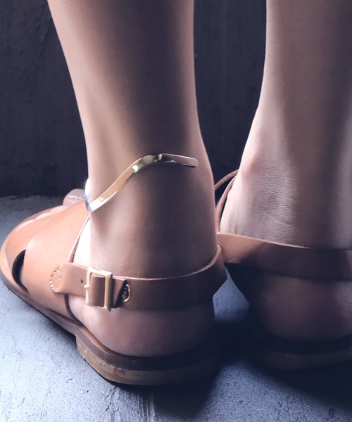 アンクレット 「YArKA/ヤーカ」plate＆chain ankle bangle 「zym3」/プレート＆チェーン足用バングル レディース メンズの画像