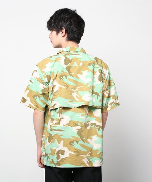 BURLAP OUTFITTER シャツ S/S CAMP SHIRT PRINTED RS / ショート