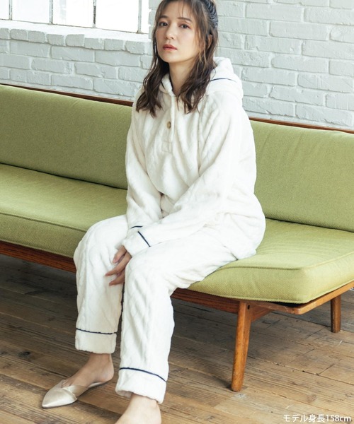 フリーサイズ❗簡単洗濯❗婦人極暖毛長❗柔らかもこもこトロける暖か部屋着パンツです Aooka 着る毛布 ルームウェア ふわとろ毛布 メンズ レディース