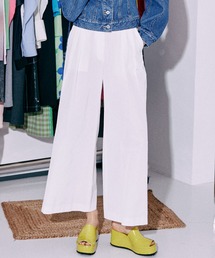 MAISON SPECIAL（メゾンスペシャル） チノパン Silky Taffeta Tuck