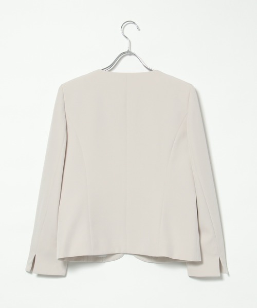 IKKA LOUNGE ジャケット ノーカラージャケット 「洗濯機で洗える