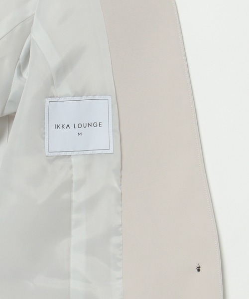IKKA LOUNGE ジャケット ノーカラージャケット 「洗濯機で洗える