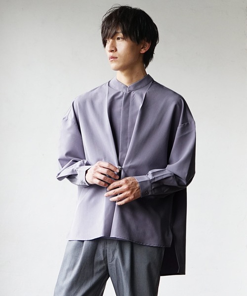 MinoriTY（マイノリティ） シャツ 「MinoriTY」スタンドカラータック