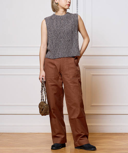 IENA LA BOUCLE パンツ 「H×IENA BOUCLE」ベイカーパンツ