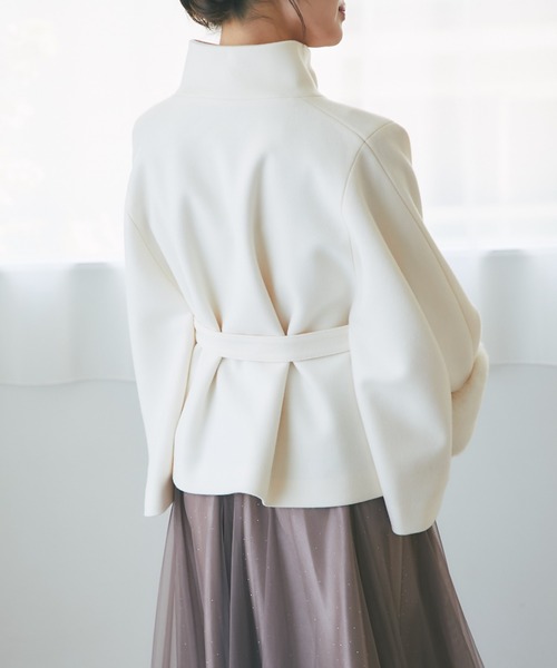 tocco closet コート アウター 2WAYファー＆ベルト付き