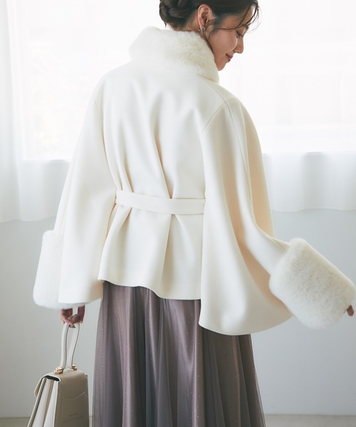 tocco closet（トッコ クローゼット） コート アウター 2WAYファー